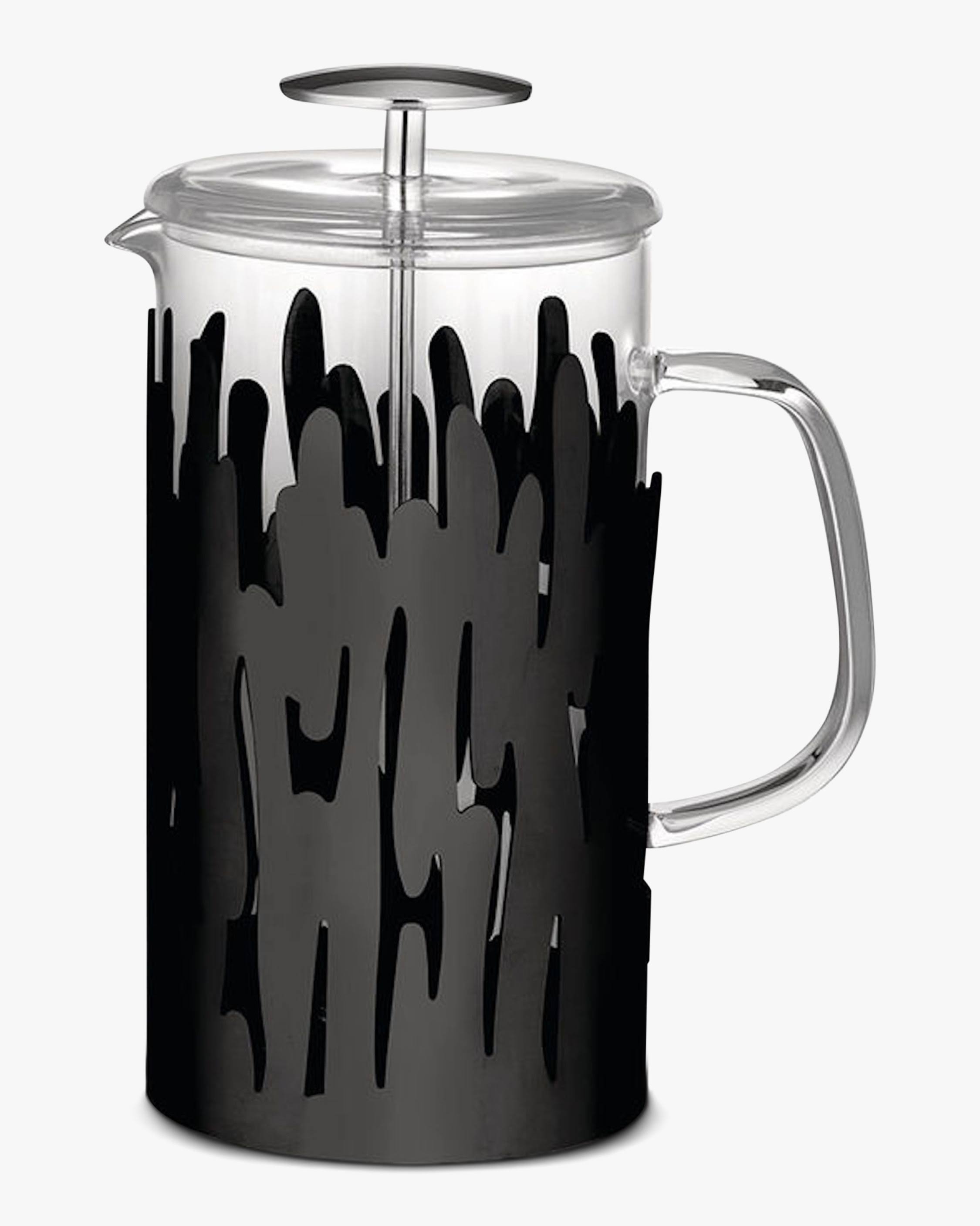 Alessi Barkoffee Press Filter Coffee Maker in Black