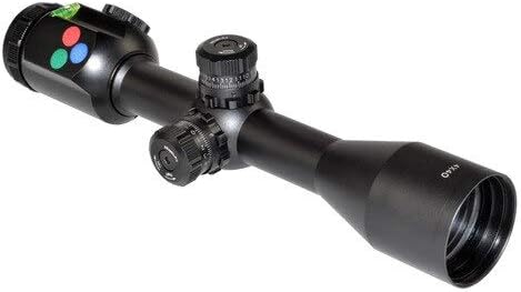 DB TAC INC Presma EX Professional Series 4X40 Precision Scope, Red,Green,Blue Color RXR Reticle