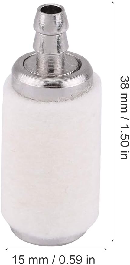 Anti-Foaming Filter, Gasoline Fuel Wool Heavy Filter RC Model Airplane Tank Accessory