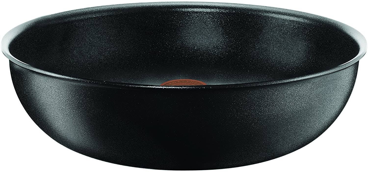 Tefal Ingenio Non-Stick Induction Expertise Wok, 28 cm, Black