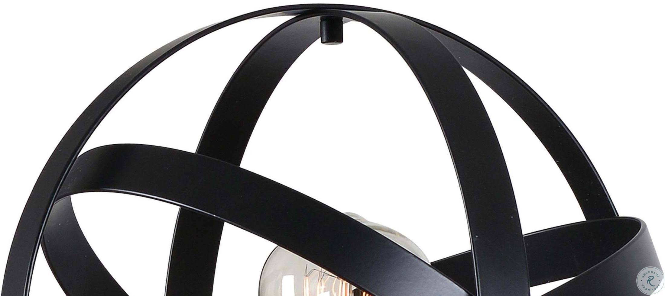 Kenroy Home Global Accent Lamp, Black