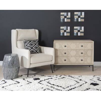 Aileen Drum End Table Mistana Color: Black