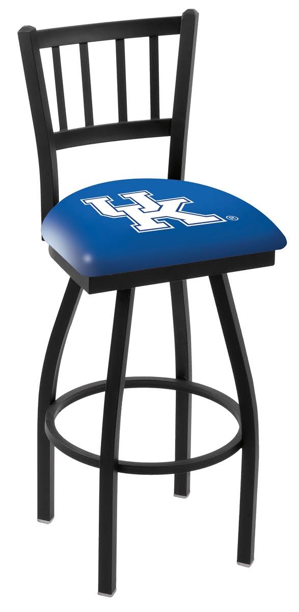 Kentucky Wildcats HBS UK Jail Back High Top Swivel Bar Stool Seat Chair (30x22)