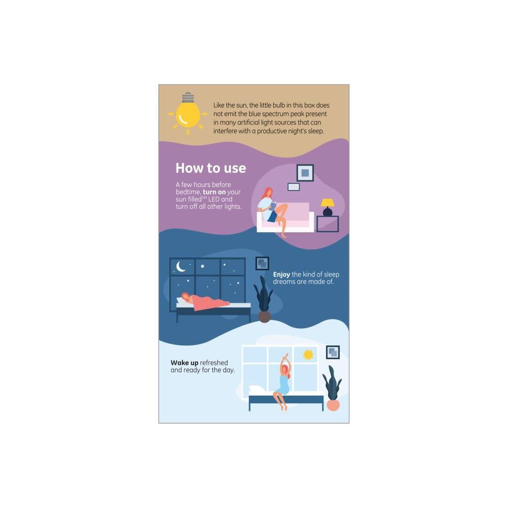 GE Sunfilled 60-Watt EQ A21 Daylight Dimmable LED Light Bulb (8-Pack) | 93129185