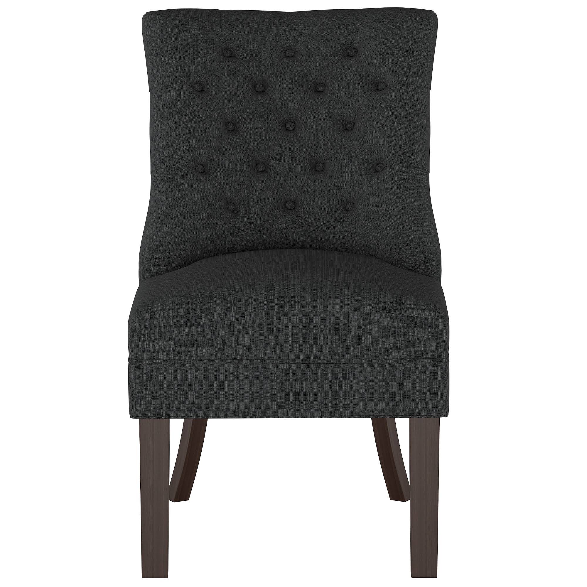 Winslow Tufted Back Chair Black - Threshold