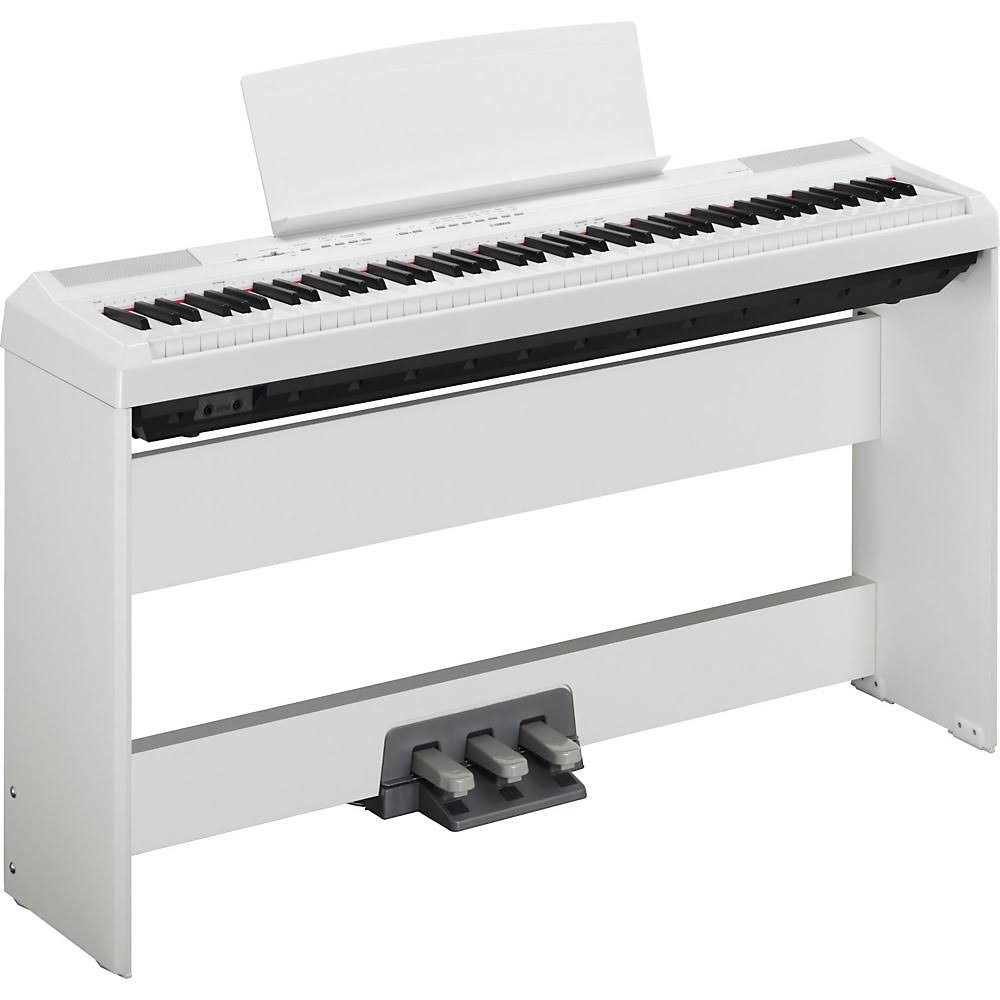 Yamaha P-115 88-Key Weighted Action Digital Piano, White