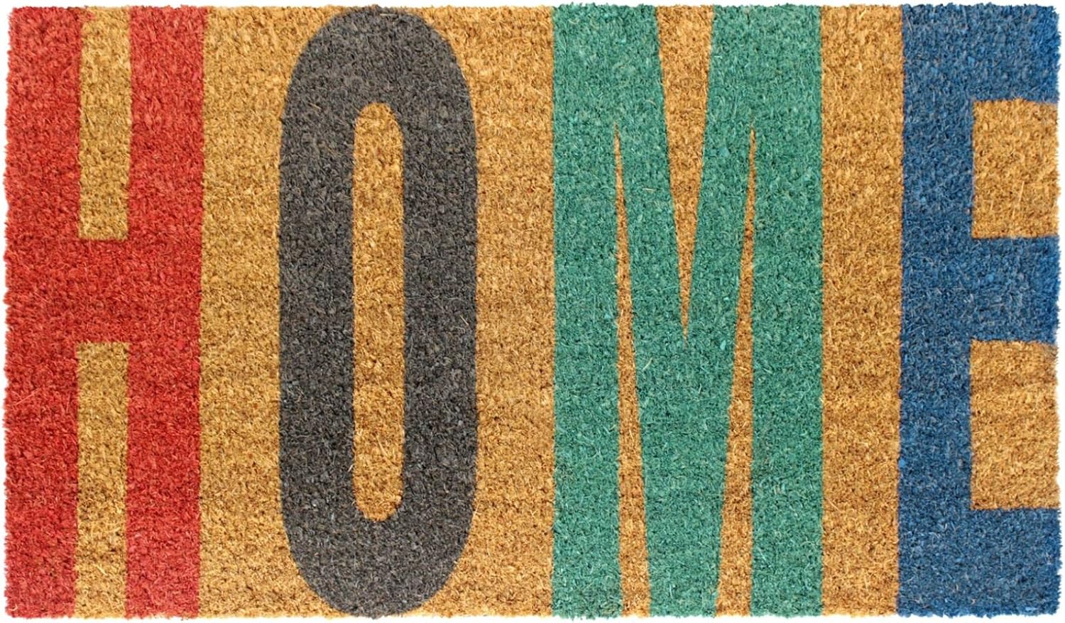 Rugsmith Multi Coloured Home Machine Tufted Doormat, 18