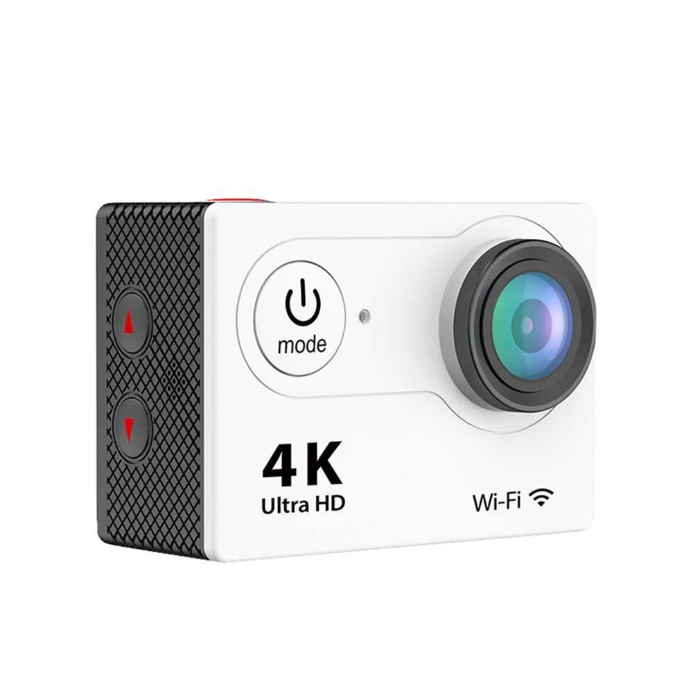 4K Waterproof 12 Mega Pixel Ultra HD Action Camera with Wi-Fi in White