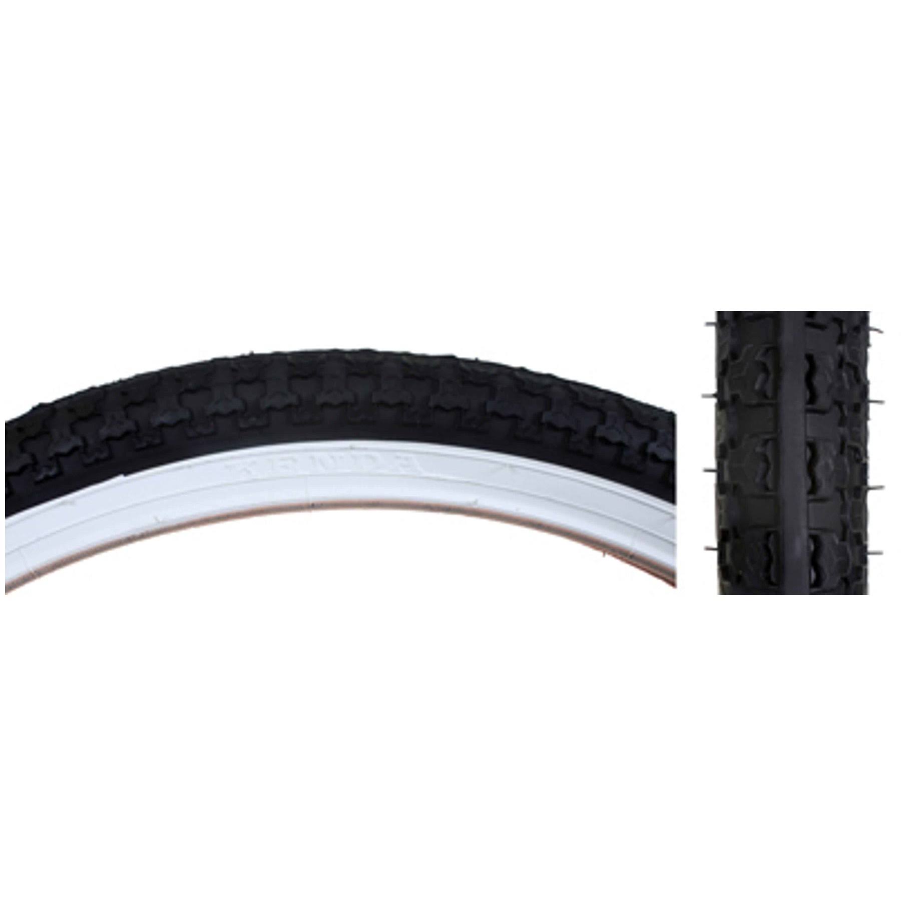 Sunlite Tire 26x2.125 Black/White Raised CTR K52