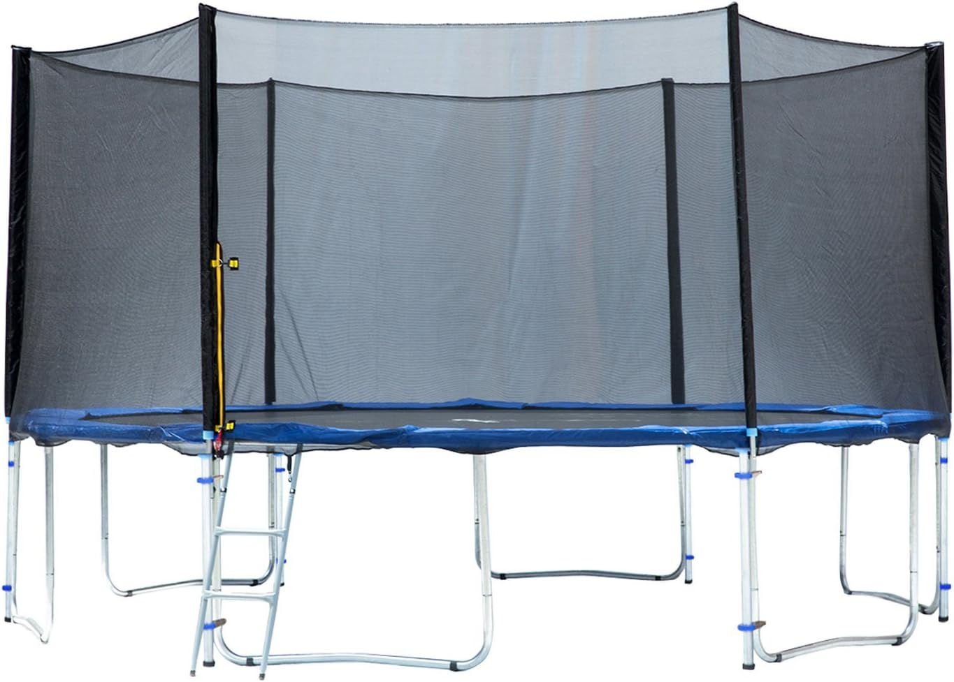 Exacme Heavy Duty Trampoline with Enclosure Net for Kids Spring Cover Ladder Combo, High Weight Limit Outdoor Trampoline, TUV Approved, T8-T16