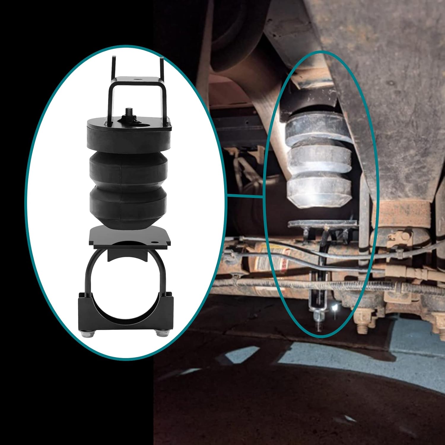 Suspension Enhancement System Kit Rear Axle SES Kit 6,000 lbs Capacity of Load Leveling Replacement for 2015 2016 2017 2018 2019 2020 Ford F-150 4WD