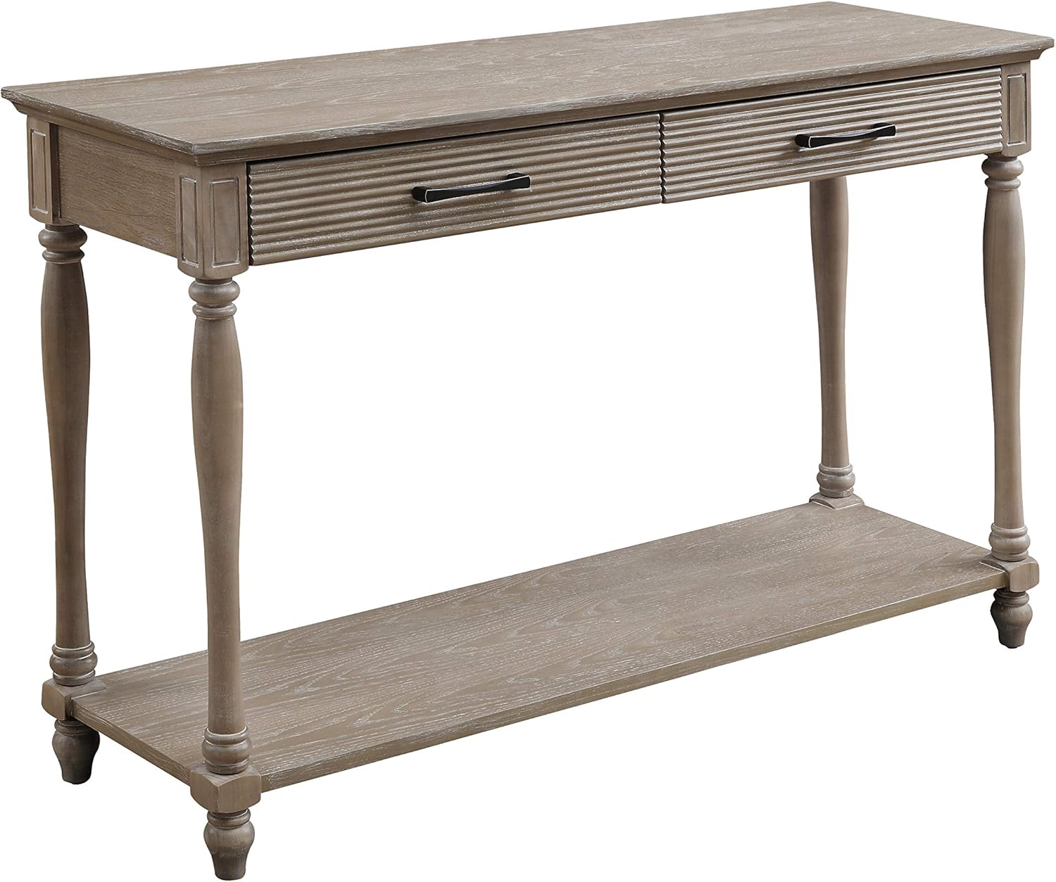 Acme Furniture Ariolo Sofa Table, Antique White