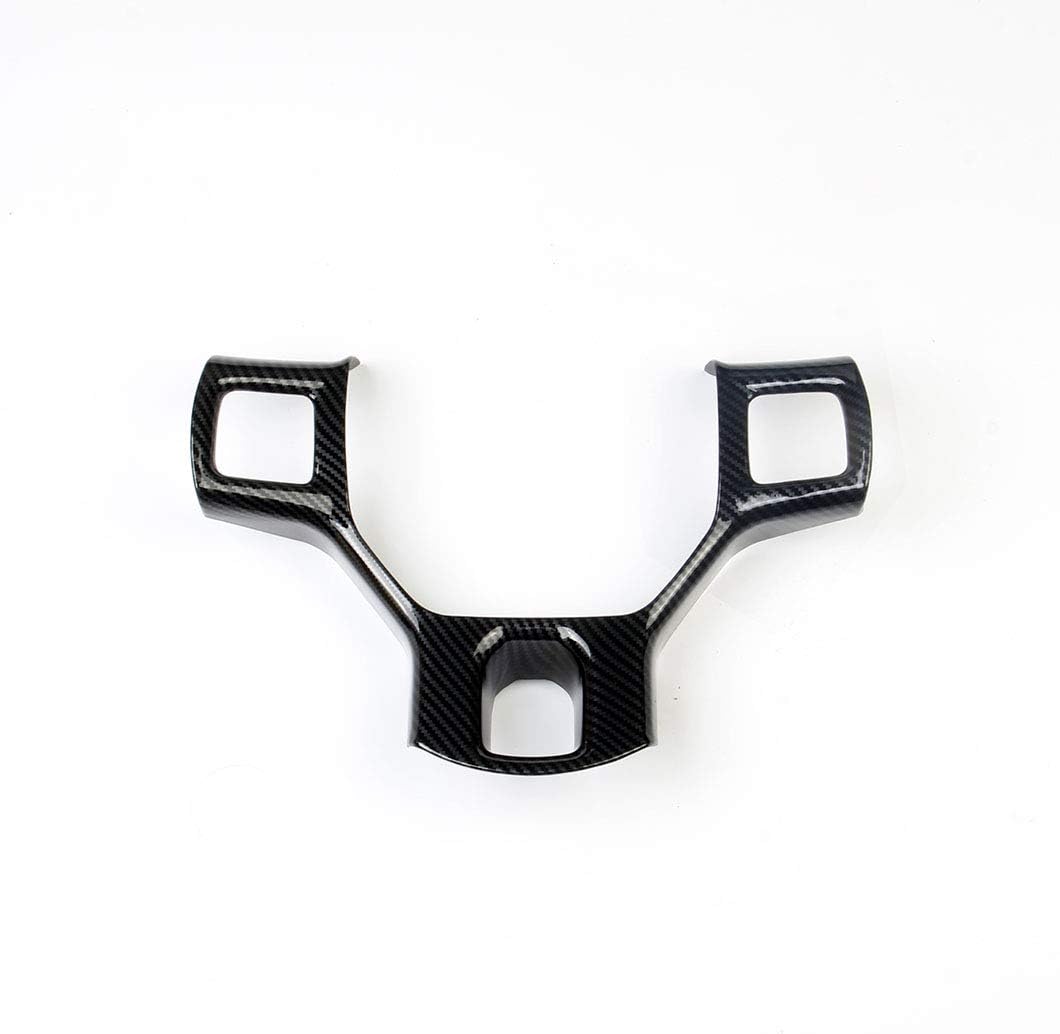 Steering Wheel Interior Cover Trim fit 2011-2018 Dodge RAM 1500 2500 3500 Accessories (Carbon Fiber Pattern)