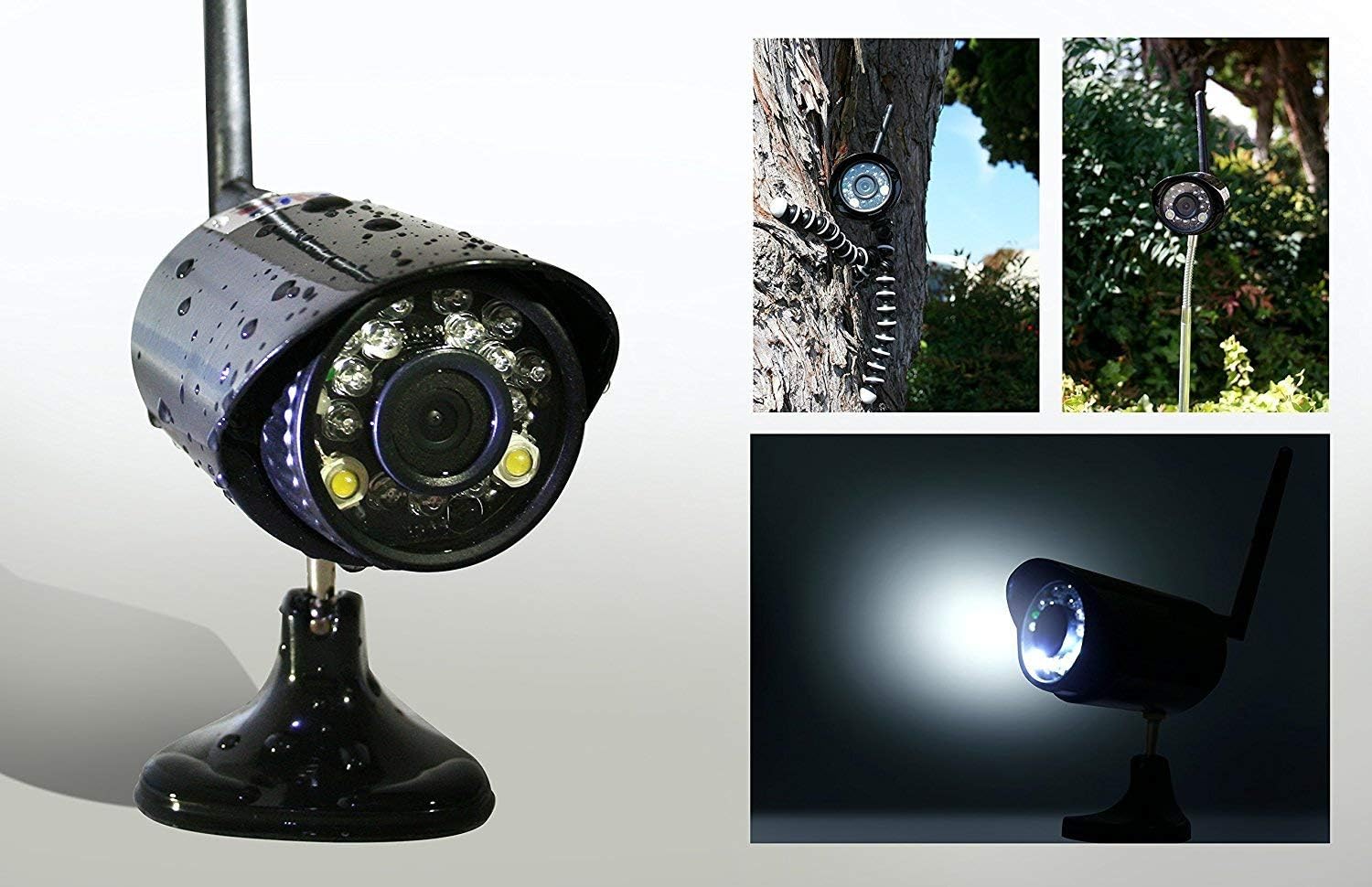 NUCAM 32GB Wireless Portable Magnetic Base Battery Powered RV/Trailer/Truck Hitch Backup Camera NuCam WR Surveillance IP Camera w. 1/4