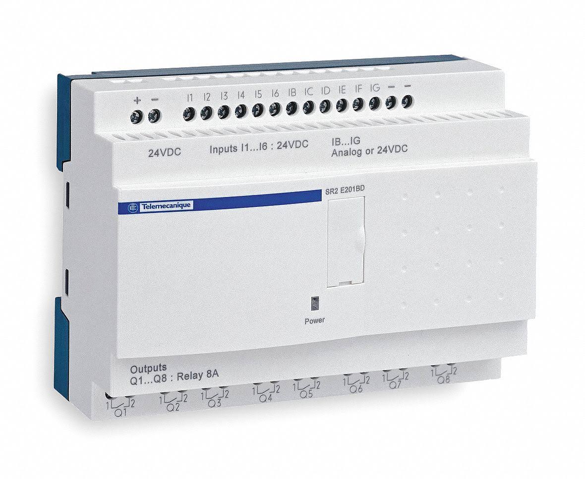 Schneider Electric SR2E201FU Logic Relay,100-240Vac,without Display