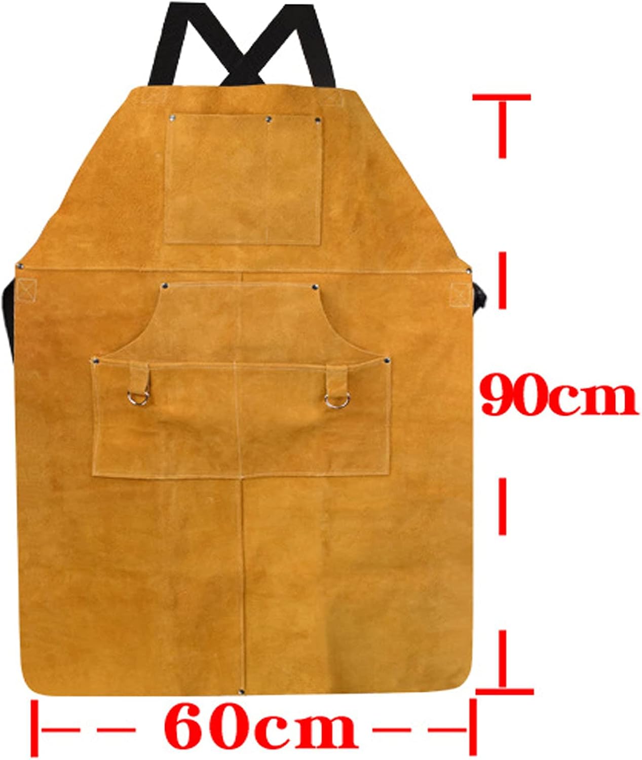 Leather Work Apron with Tool Pockets Pack of 2