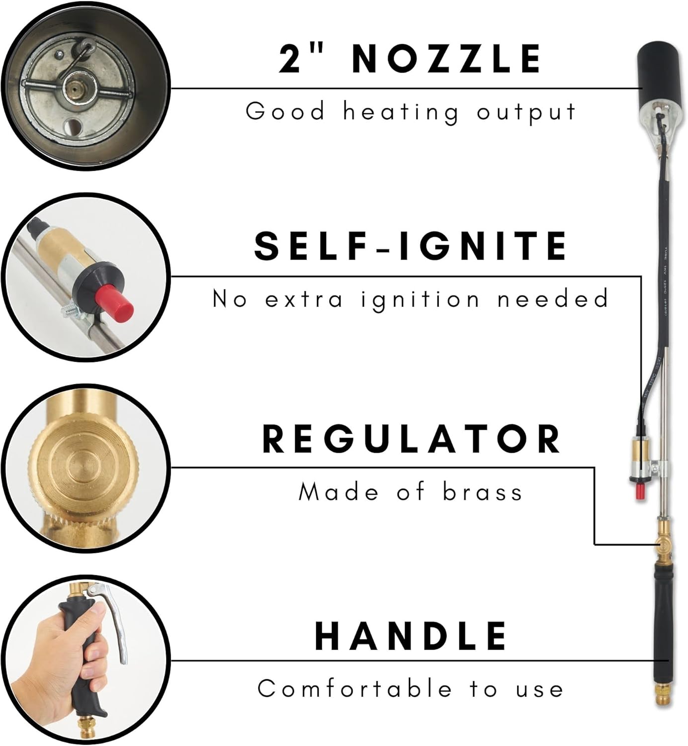 Propane torch for LPG Pack of 2