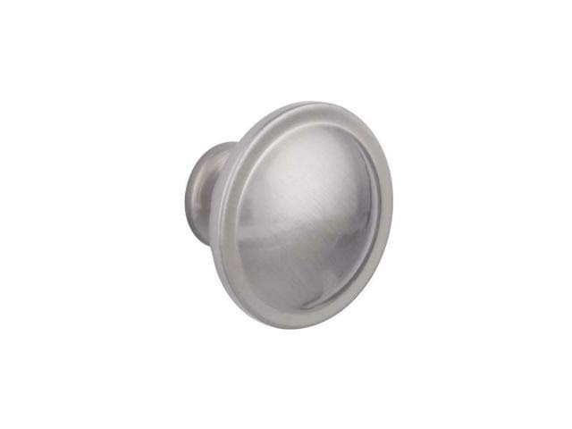 Liberty Contempo 1-1/2 in. (38mm) Satin Nickel Round Cabinet Knob (10-Pack)