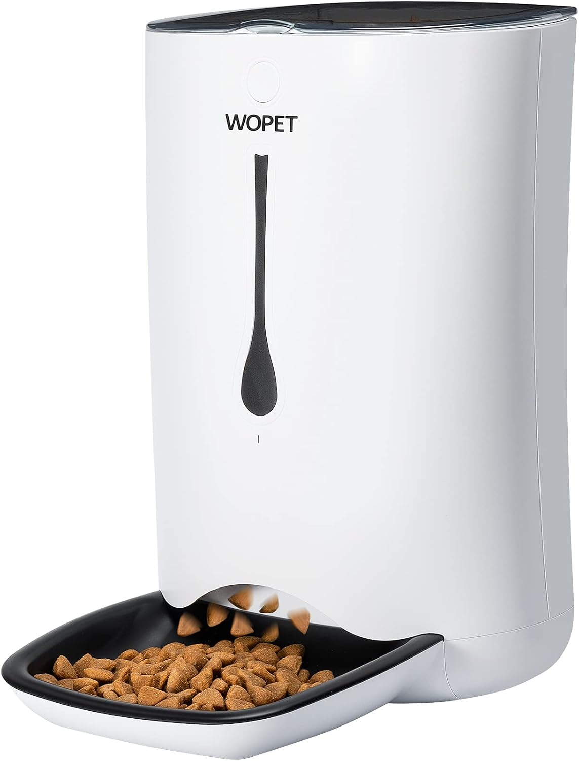 WOPET Automatic Pet Feeder Food Dispenser for Cats and Dogs–Features: Distribution Alarms, Portion Control, Voice Recorder, & Programmable Timer for up to 4 Meals per Day Pack of 2