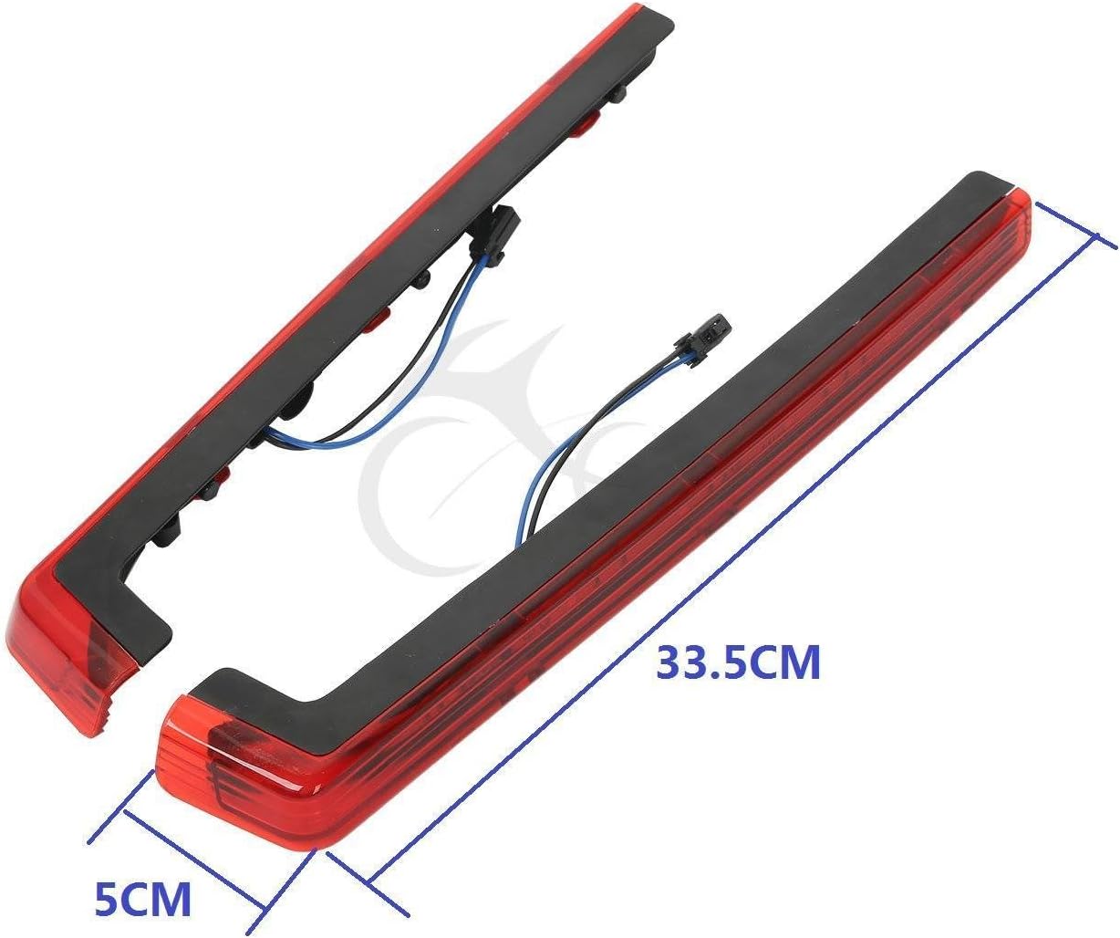 TCMT Tour Pack Accent Side Marker LED Light Fits For Harley Road King Glide 2006-2022 (Smoke color lens)