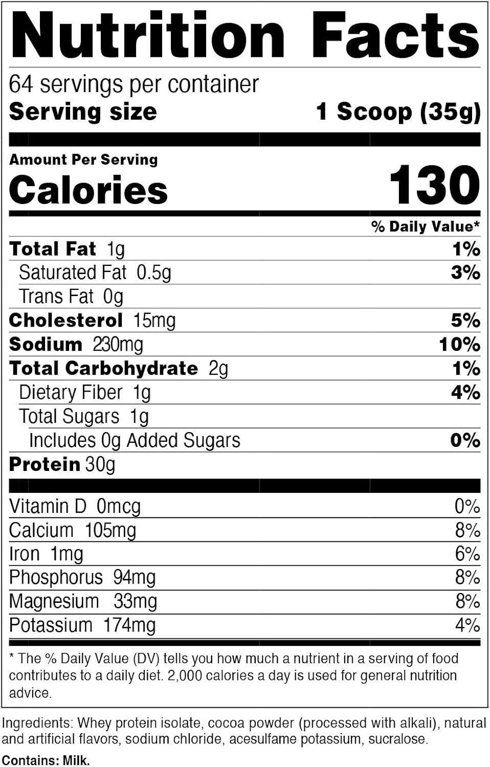 Nutricost Whey Protein Isolate Powder (Milk Chocolate) 5LBS Pack of 2