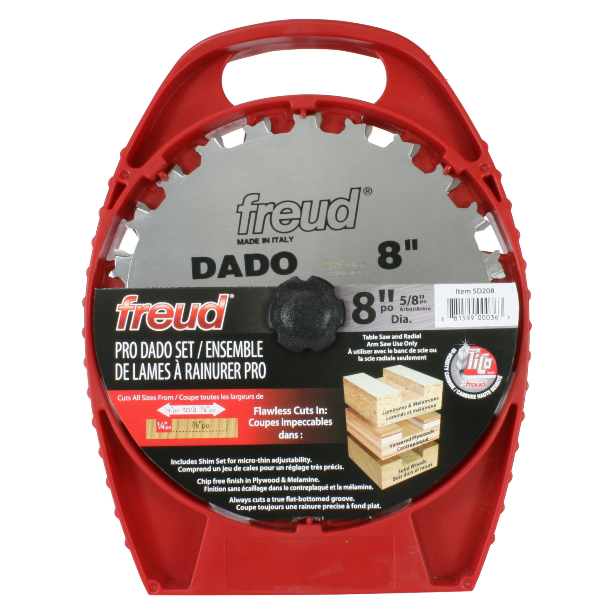 Freud SD208 8x22 Stacked Dado Set