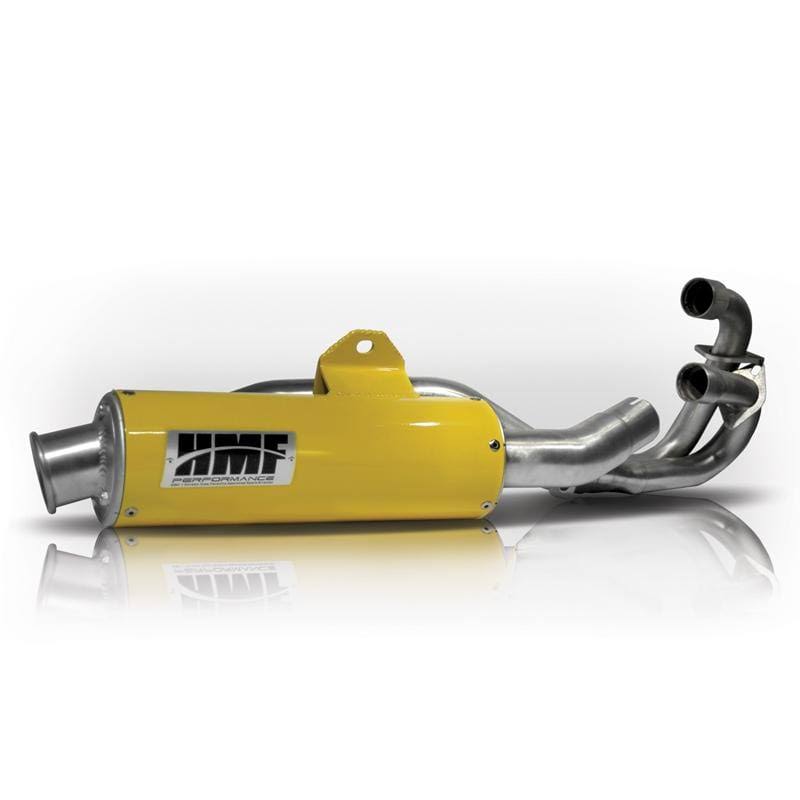 HMF Racing Red Performance Full System Exhaust for Honda TRX 400EX 99-14 End Cap- Turn-Down-Black