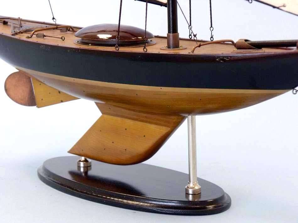 Newport Sloop 40 inch - Wood Sailing Yacht Model - Model Sailing Yacht - Sailboat Model - Nautical Decoration - Sailboat Decorat
