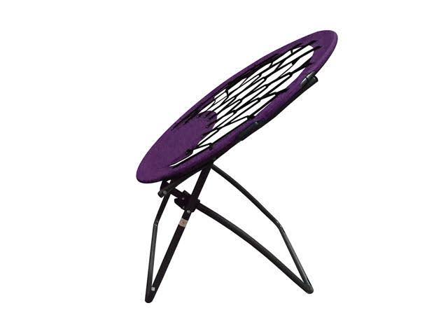 Impact Canopy Bungee Chair, Portable Folding Chair, Web, Purple