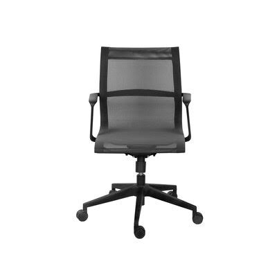 Dedalus Task Chair Ebern Designs Color: Black