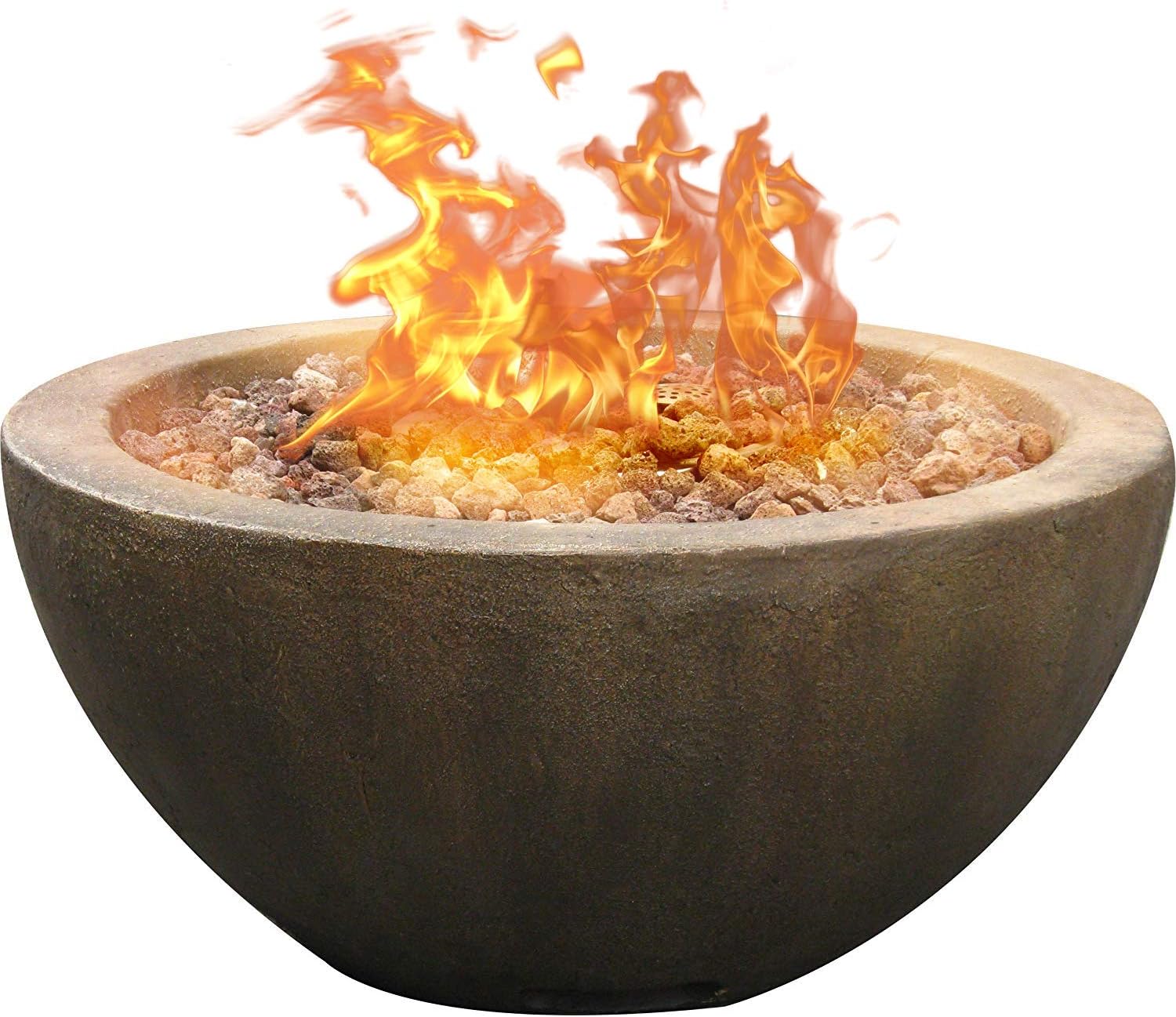 Bond Manufacturing 67505 Mondavi Gas Fire Pit, 28-Inch, Lt Brown