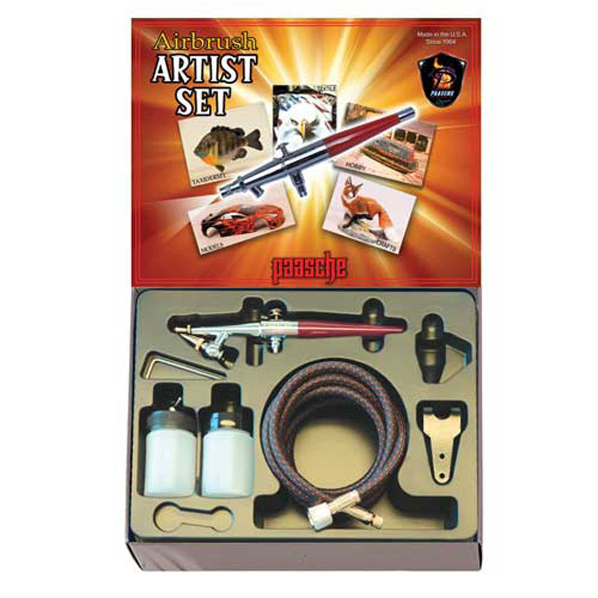 Paasche 2000h Single Action Airbrush Kit