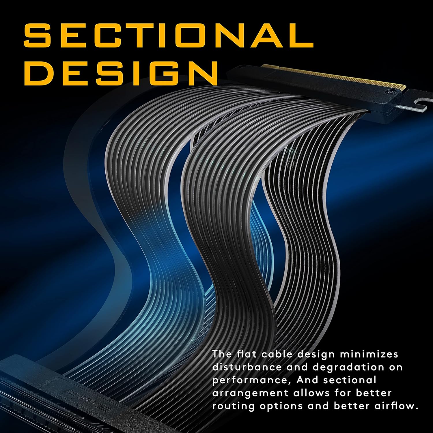 EZDIY-FAB [30cm] PCIE 4.0 16x Extreme High Speed Riser Cable PCI Express Port GPU Extension Card-Right Angle Connector Pack of 2