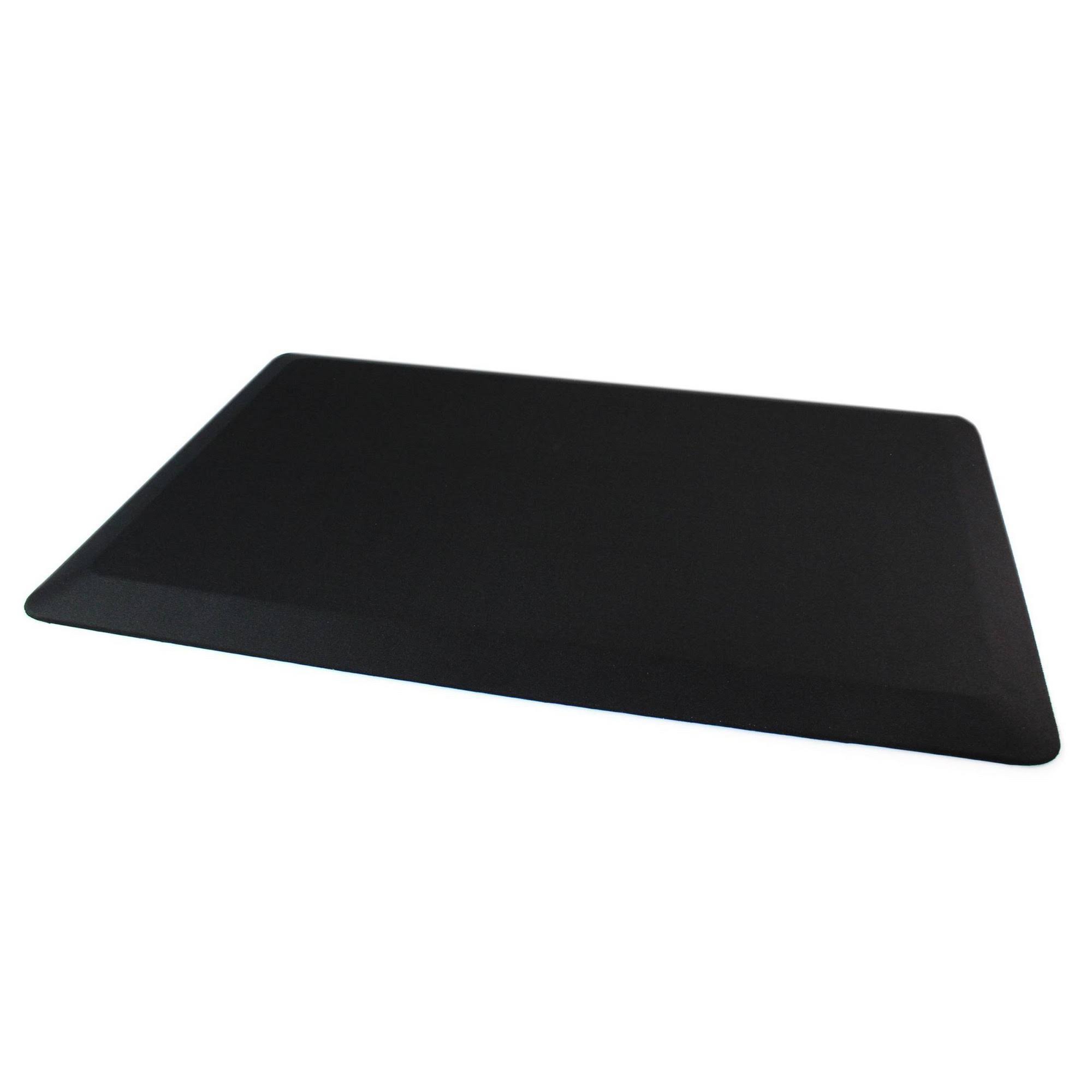 Floortex Black Standing Comfort Mat - 16x22 x 24x22