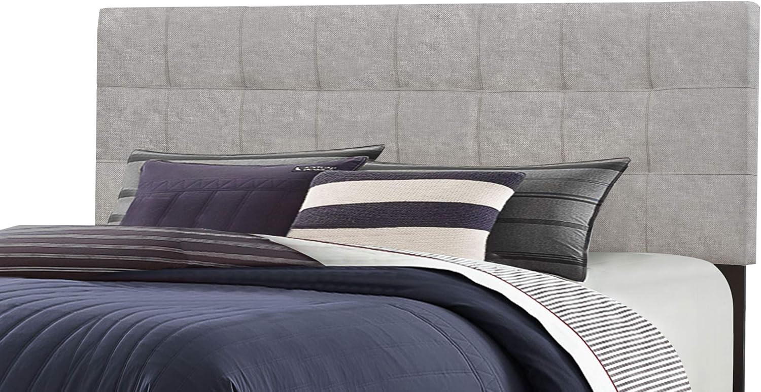 Hillsdale Furniture Delaney Headboard without Frame, King, Glacier Gray