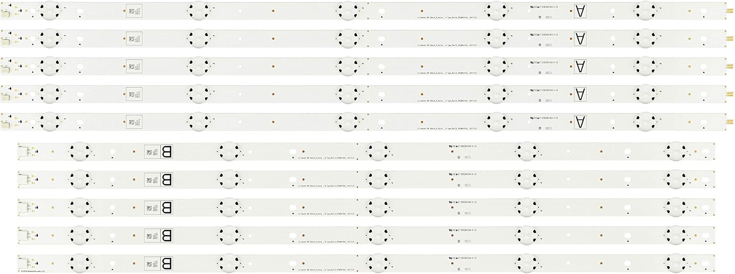 Vizio/Innotek FBC-60INCH-D-SERIES A B Type REV2.0 LED Backlight Strips (10) D60-F3 New