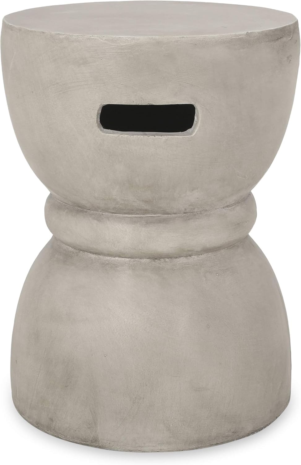 Christopher Knight Home Patrick Indoor Contemporary Lightweight Accent Side Table, Concrete Finish