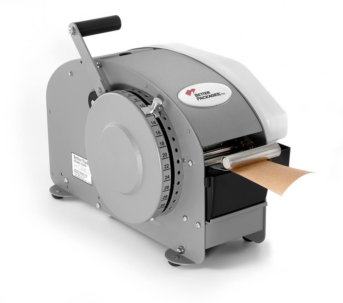 Better Packages Manual Kraft Tape Dispenser BP333 Plus for 1-1/2x22 to 3x22 Width Tape