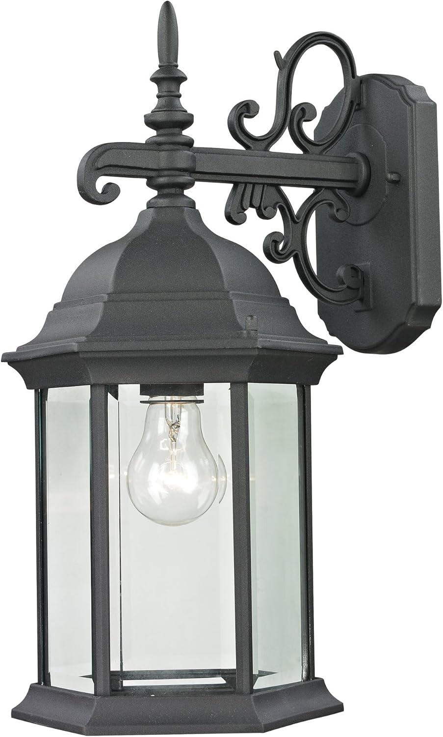 Elk Lighting 8601EW/65 Thomas Lighting Sconce, Black Pack of 2