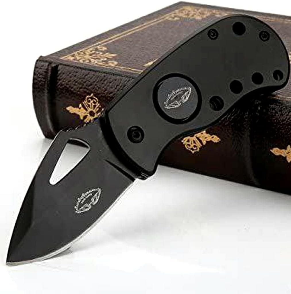 Pocket Knife - Edc Knife - Small Pocket Knife - Utility Knife- 440c Stainless Steel Sliver Knife Handel - Pocket Folding Knife Deep Carry Pocket Clip For Easy EDC Knife- Tactical Knife - Good for Camping Hunting Survival Indoor and Outdoor Activities