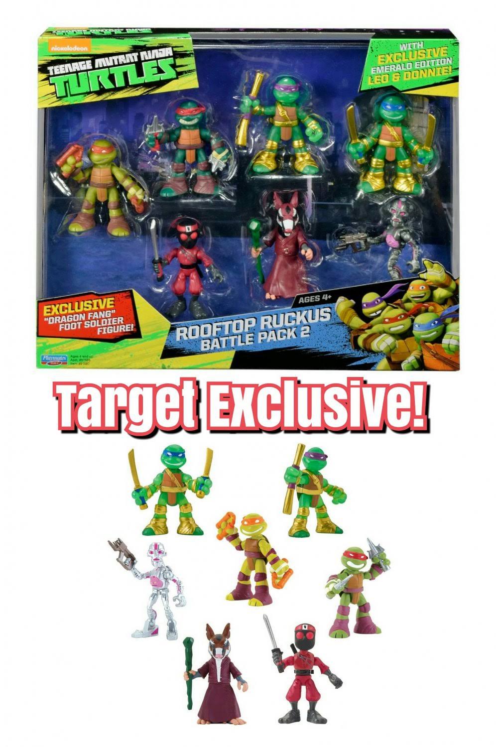 Teenage Mutant Ninja Turtles Rooftop Ruckus Battle Pack 2 by Playmate