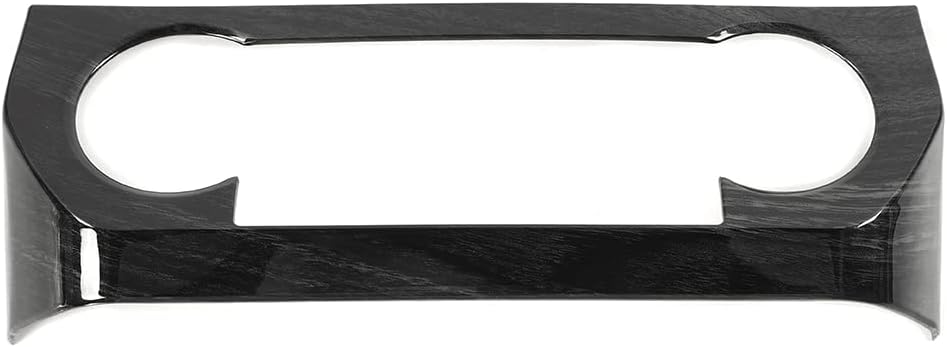 Car Central Console Air Conditioner Adjust Switch Panel Cover Trim for Ford F150 2015 2016 2017 (Black)