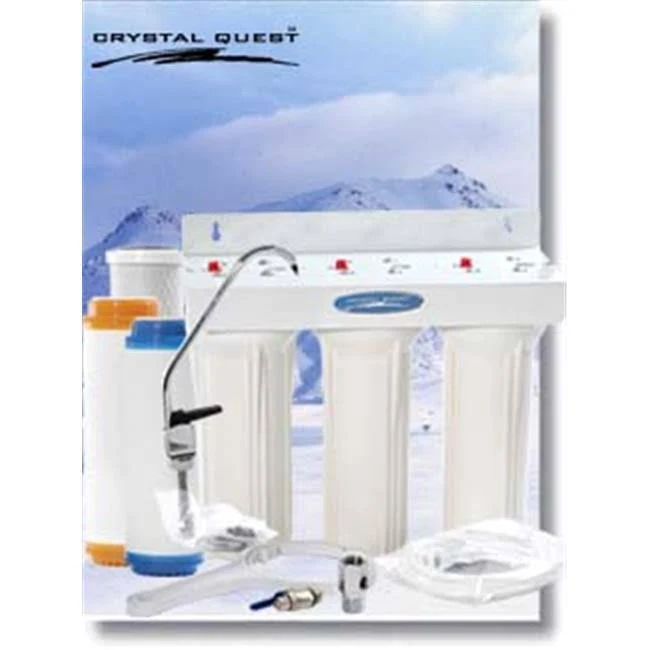 Crystal Quest Undersink Replaceable Triple Arsenic Water Filter System