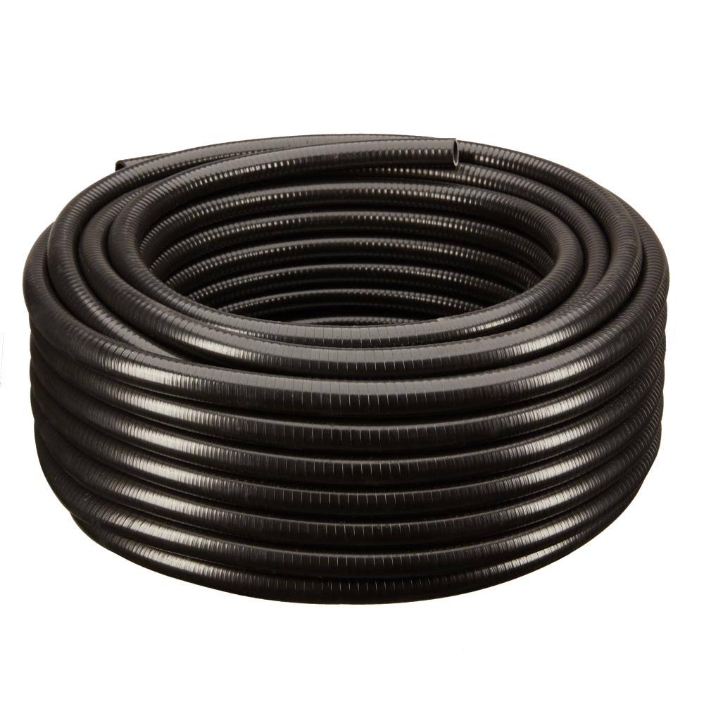 HYDROMAXX 1-1/2 inch x 50& Black Schedule 40 Flexible PVC Pipe