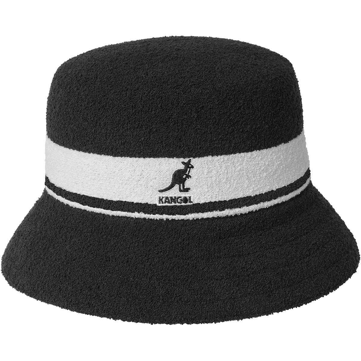 Kangol Bermuda Stripe Bucket Black