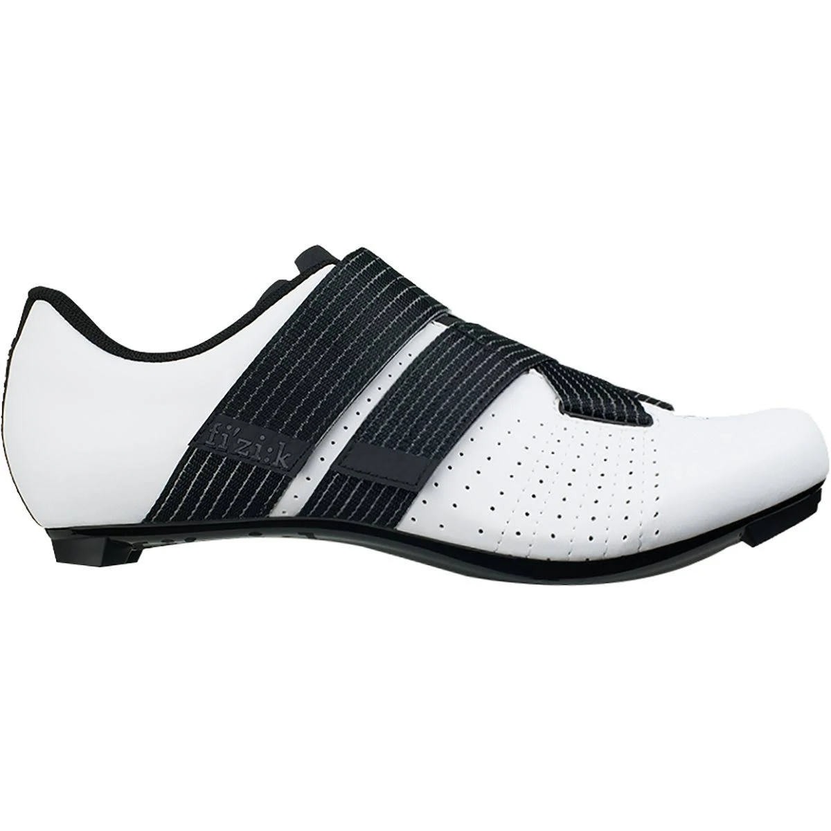Fizik Tempo R5 Powerstrap Cycling Shoe White/Black / 42.5