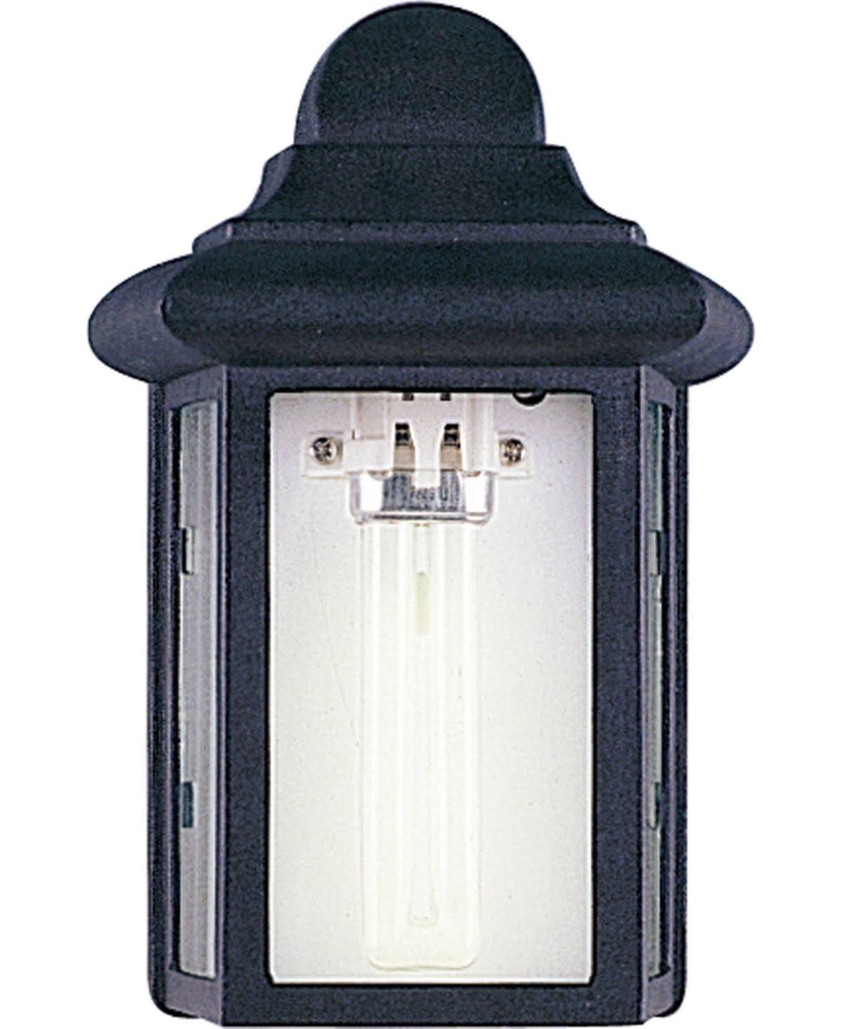 Volume Lighting V6730 1 Light 9 inch Tall Outdoor Wall Sconce, Black