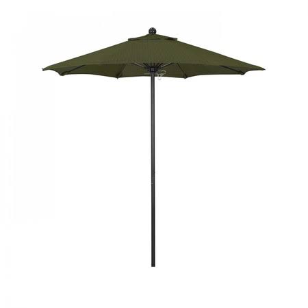 California Umbrella 194061334850 7.5' Black Aluminum Market Patio Umbr