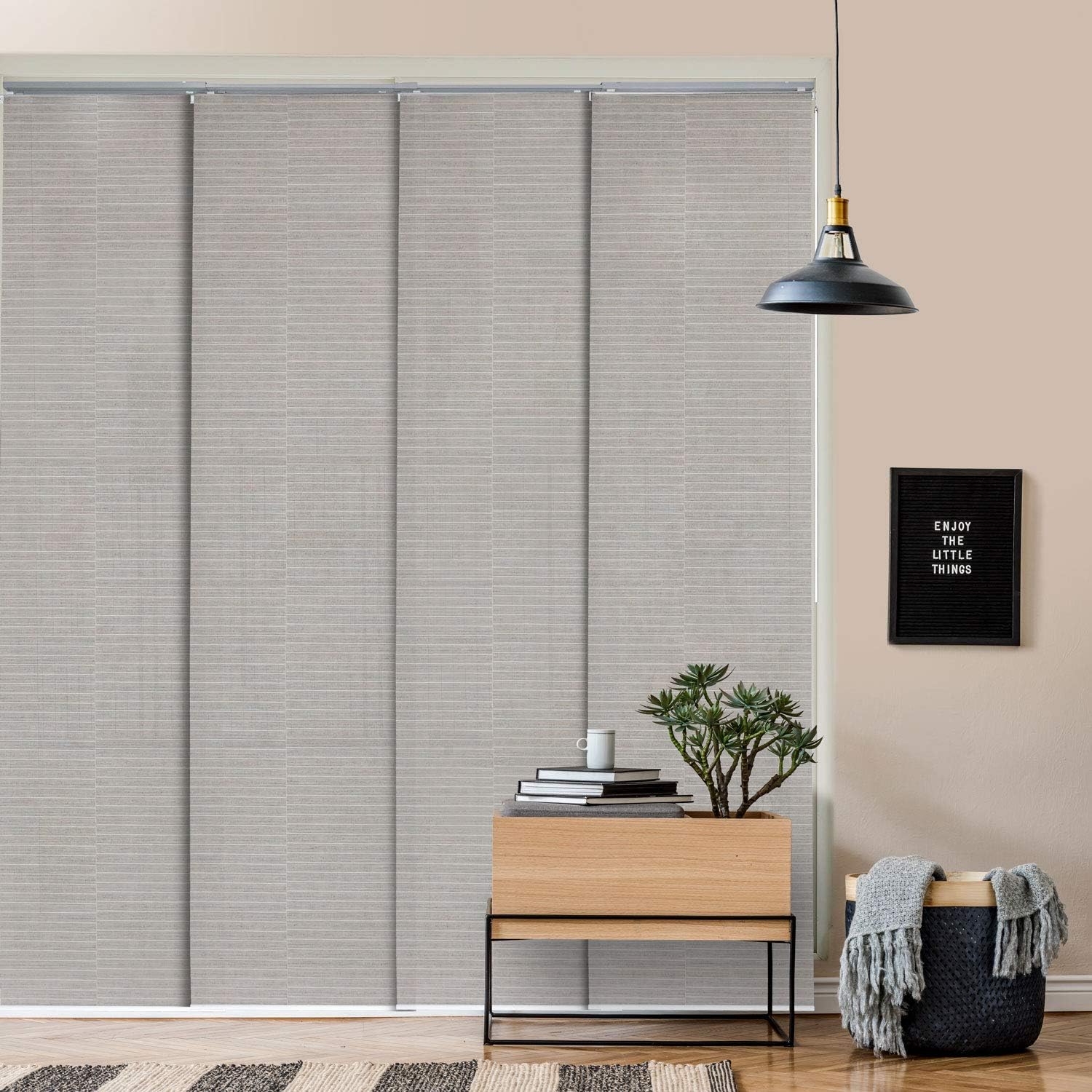 GoDear Design Deluxe Adjustable Sliding Panel Track Blind 45.8