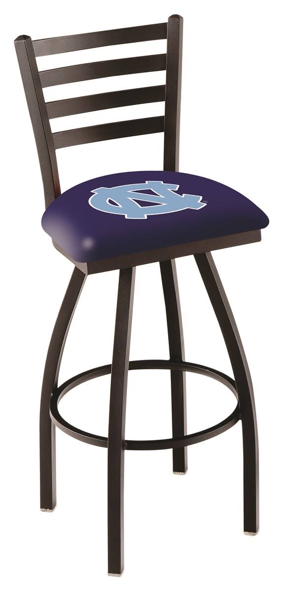 North Carolina Tar Heels HBS Ladder Back High Swivel Bar Stool Seat Chair (30x22)